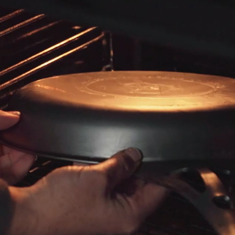 Oven seasoning is easy