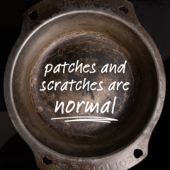 Patches and scratches are okay!