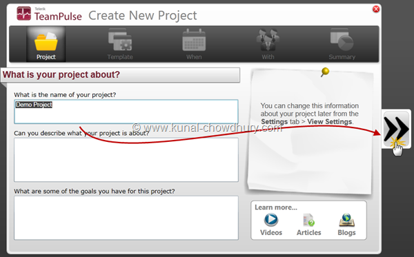 1. Create New Project