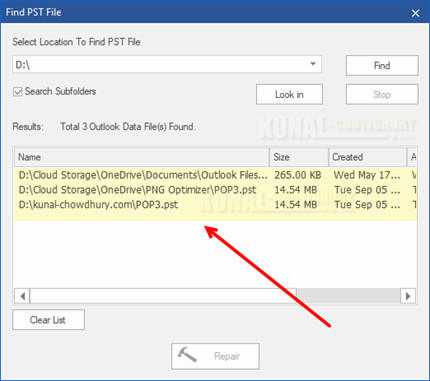 Restore corrupted PST files using Stellar Phoenix Outlook PST Repair