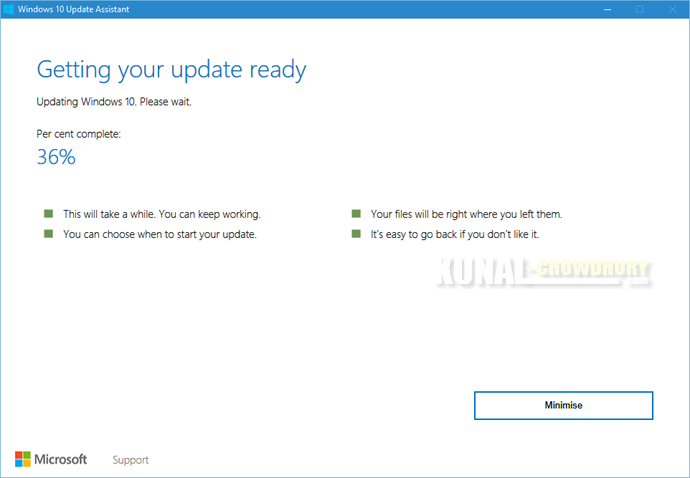 5. Updating Windows 10 (www.kunal-chowdhury.com)