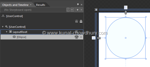 Add an Ellipse to the LayoutRoot