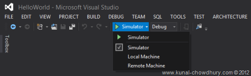 Choose the deployment environment