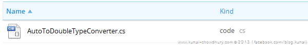 Click here to download the AutoToDoubleTypeConverter.cs (Source Code)
