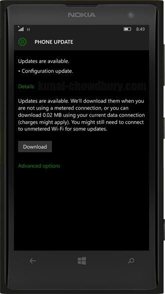 Configuration Updates for Windows 10 Mobile (www.kunal-chowdhury.com)