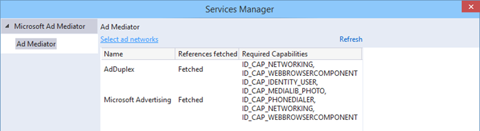 Fetched networks in AdMediator Service Manager (www.kunal-chowdhury.com)