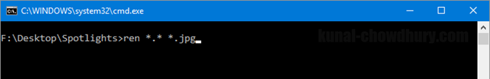How to rename the spotlight files to .jpg images (www.kunal-chowdhury.com)