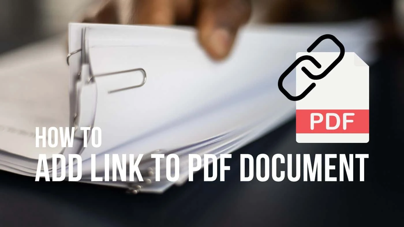 How to Add a Link to a PDF Document