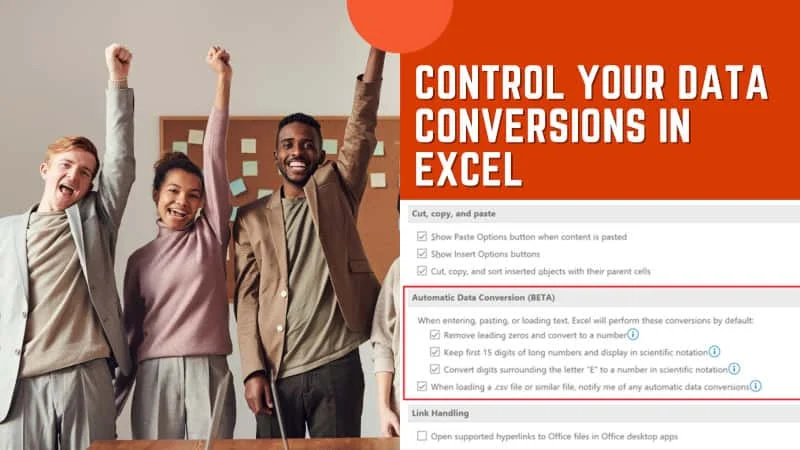 You can soon control your data conversions in Excel