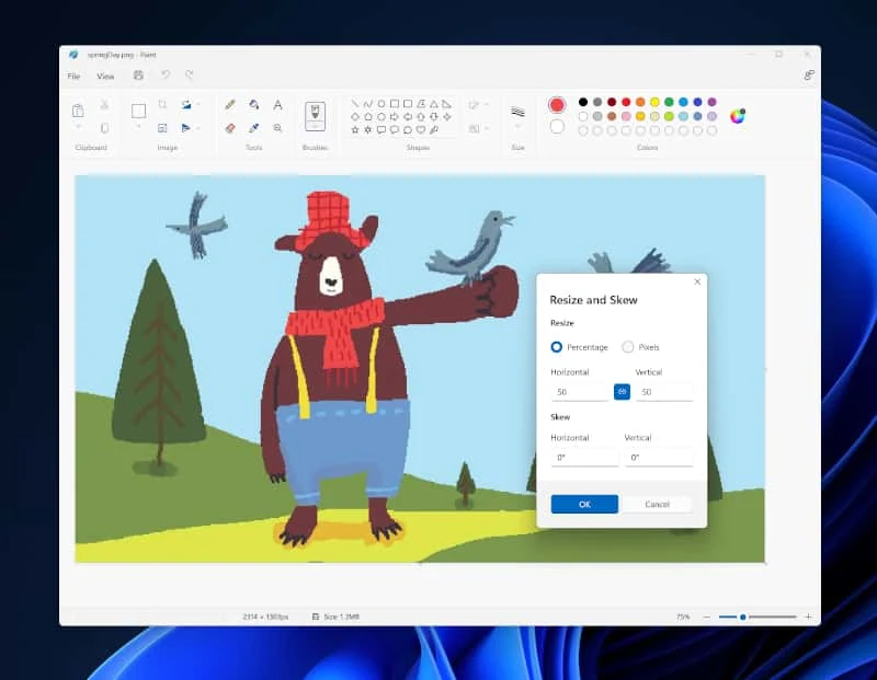 Microsoft updates MS Paint app on Windows 11 with new design changes