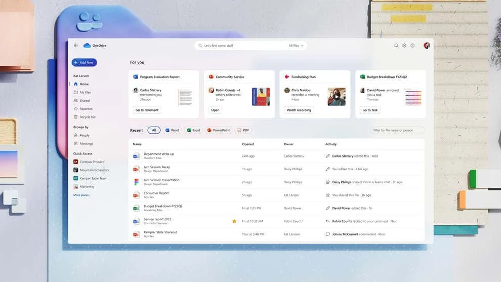 Microsoft OneDrive Unveils New Fast, Personalized, and Organized Features