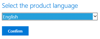 Select the product language (www.kunal-chowdhury.com)