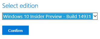 Select Windows 10 Insider Preview Edition (www.kunal-chowdhury.com)