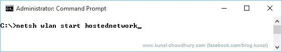 Start a hosted network (www.kunal-chowdhury.com)