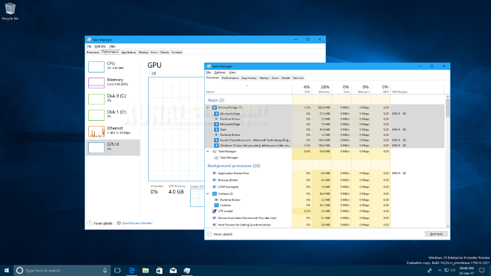 Windows 10 Fall Creators Update to add Grouped Processes and GPU Performance in Task Manager (www.kunal-chowdhury.com)