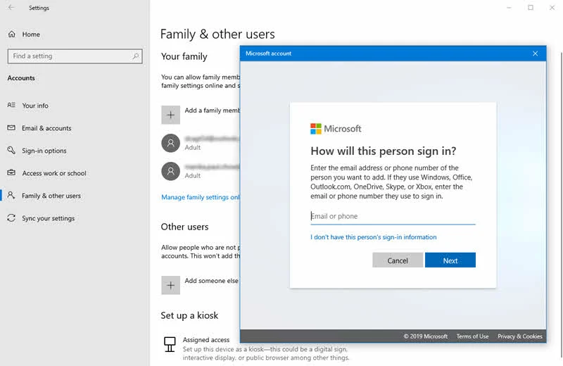 How to setup password-less Microsoft account on Windows 10?