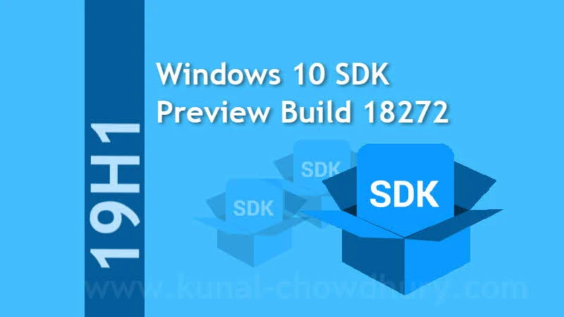 Download Windows 10 SDK Preview Build 18272 - the first SDK for the 19H1 feature branch