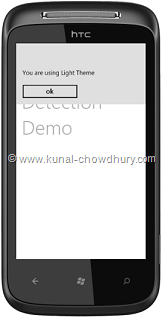 WP7 Demo - Light Theme