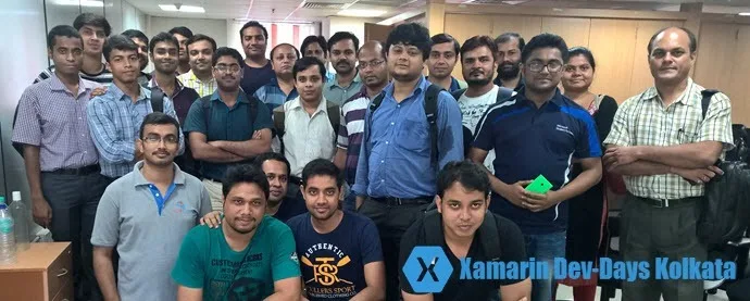 Group photo of Xamarin Dev-Days Kolkata